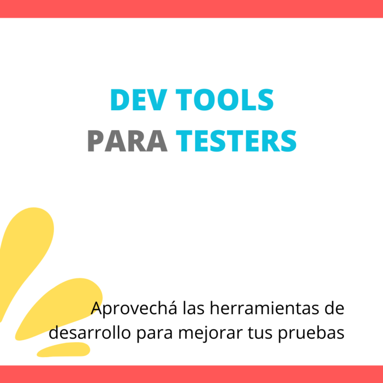 Dev tools para testers