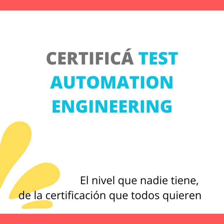 Aprobá la certificación Test Automation Engineering (CTAL-TAE)